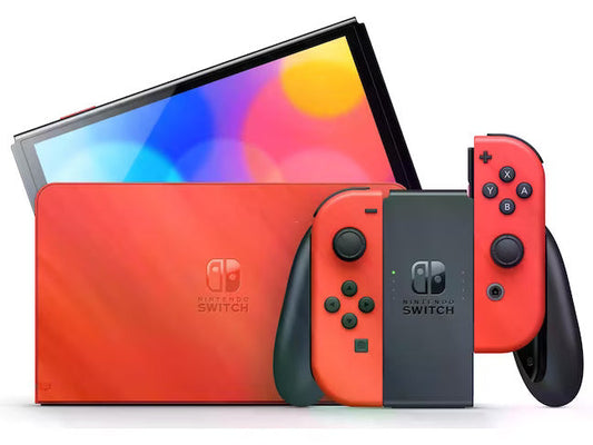 Nintendo Switch – Mario Edition OLED-model (rood) 