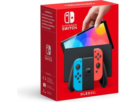 Nintendo Switch – OLED-model (neonblauw/neonrood) 