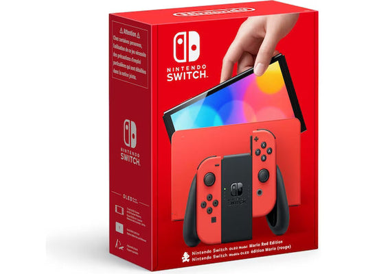 Nintendo Switch – Mario Edition OLED-model (rood) 