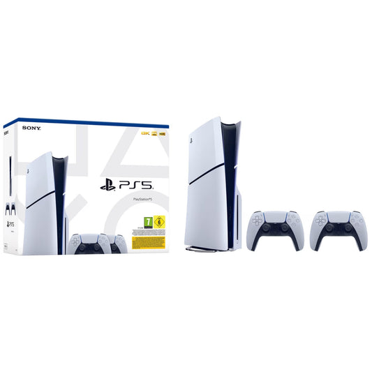 Sony PlayStation 5 (CD) Slim + 2 DualSense-controllers