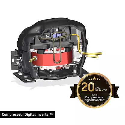 SAMSUNG RS6EDG5403S9 Kühlschrank im amerikanischen Stil